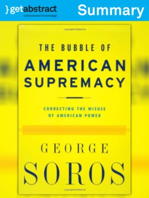 cover image of The Bubble of American Supremacy (Summary)